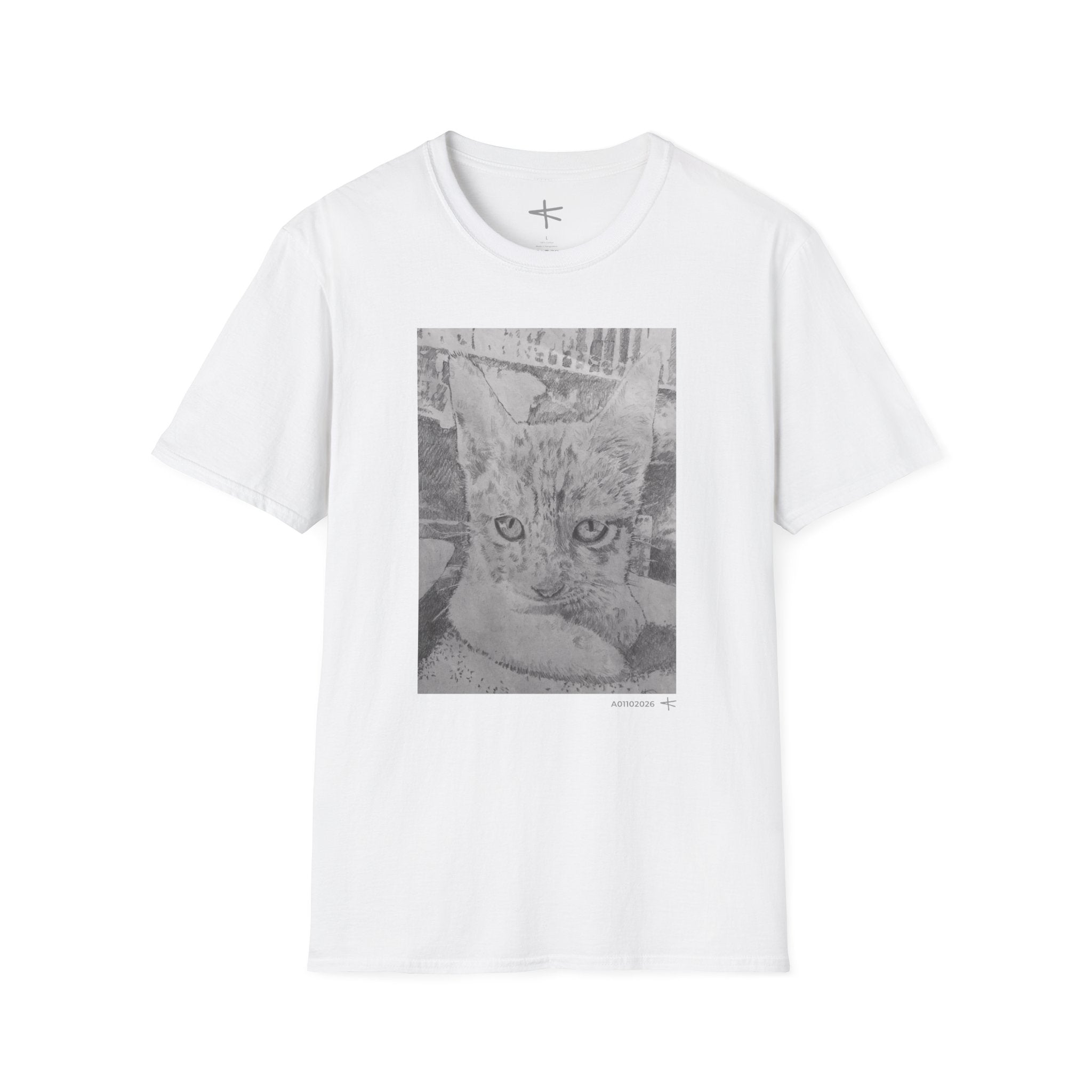 Cat Image (for Unisex Softstyle T-Shirt)